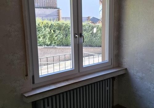 Blick aus dem Gästezimmer EG