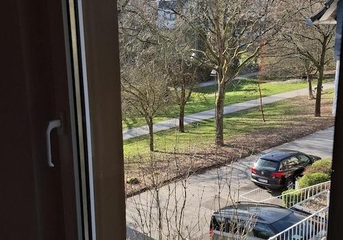 Blick aus Zimmer 1 im OG