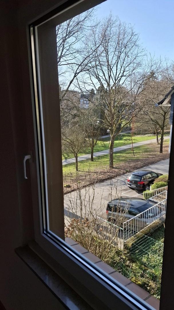 Blick aus Zimmer 1 im OG