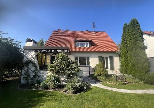 Blick aufs Haus