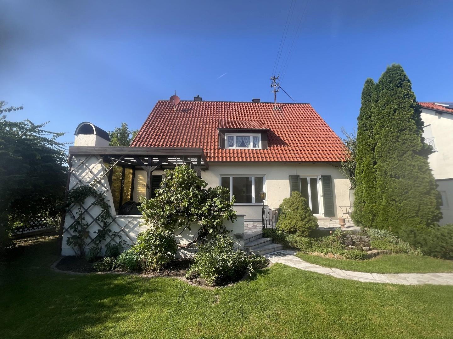Blick aufs Haus