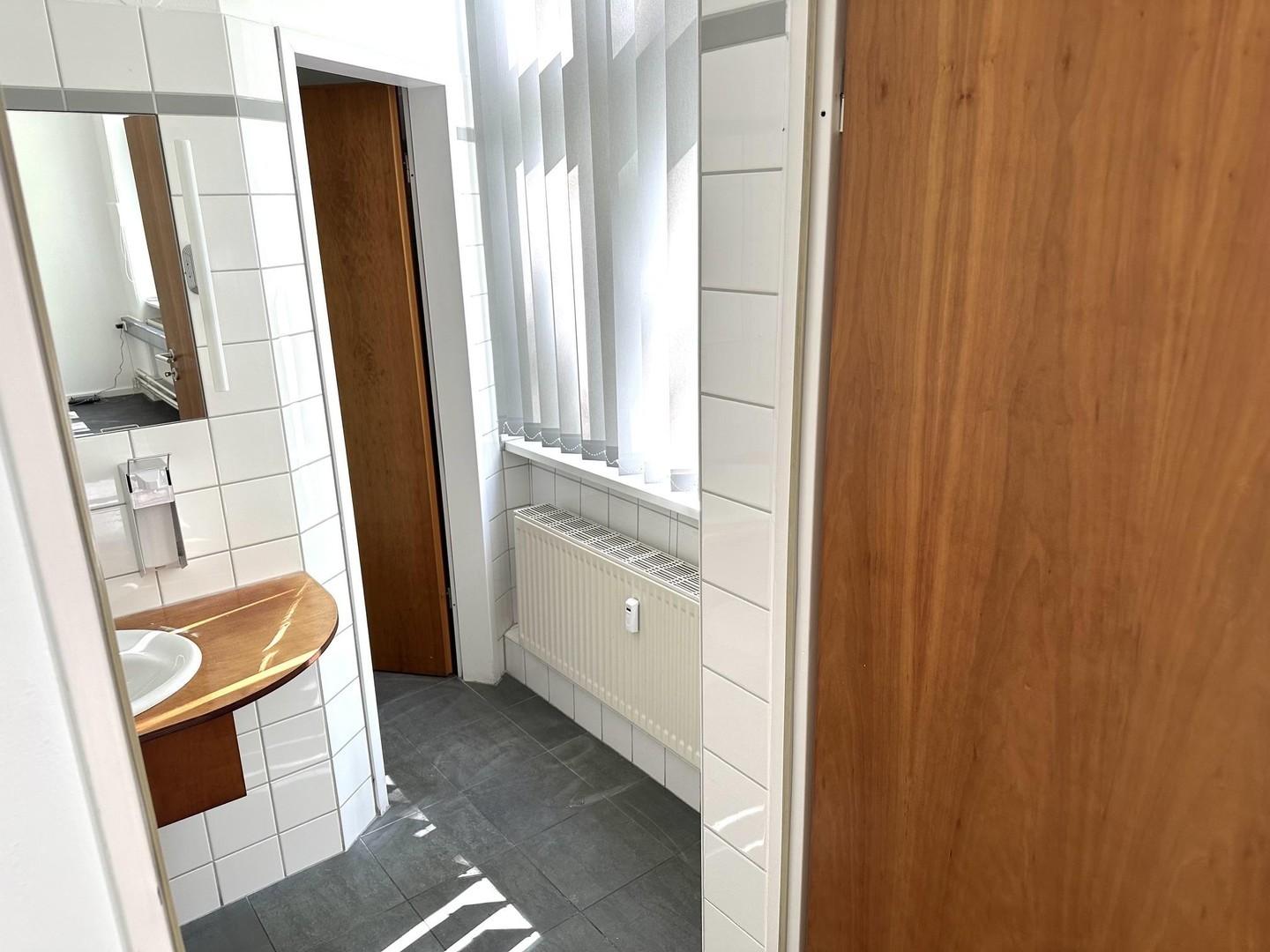 Blick in die Toilette