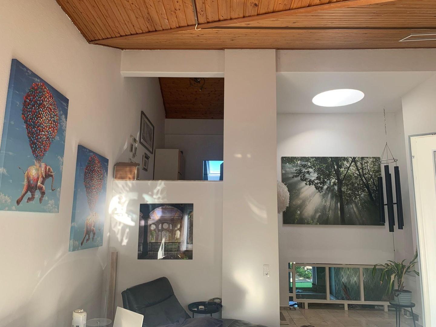 Wohnzimmer Blick Elterndach