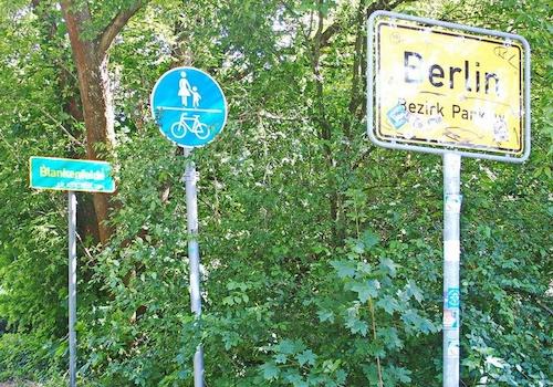 Grenze Schildow nach Berlin