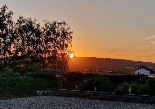 Sonnenuntergang von Terasse