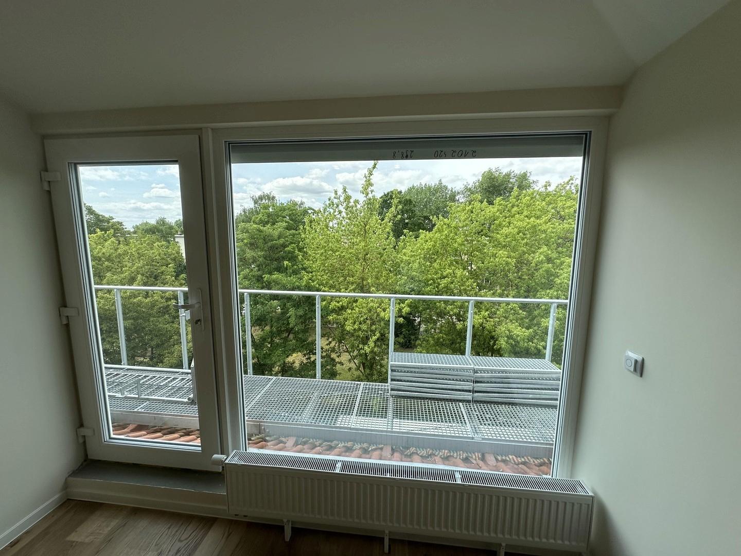 Blick aus dem Wohnzimmer