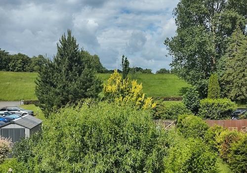 Blick von der 1. Etage aus