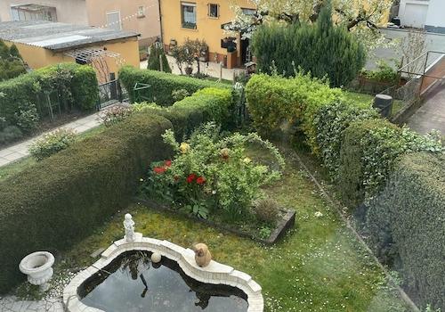 Garten mit Teich 