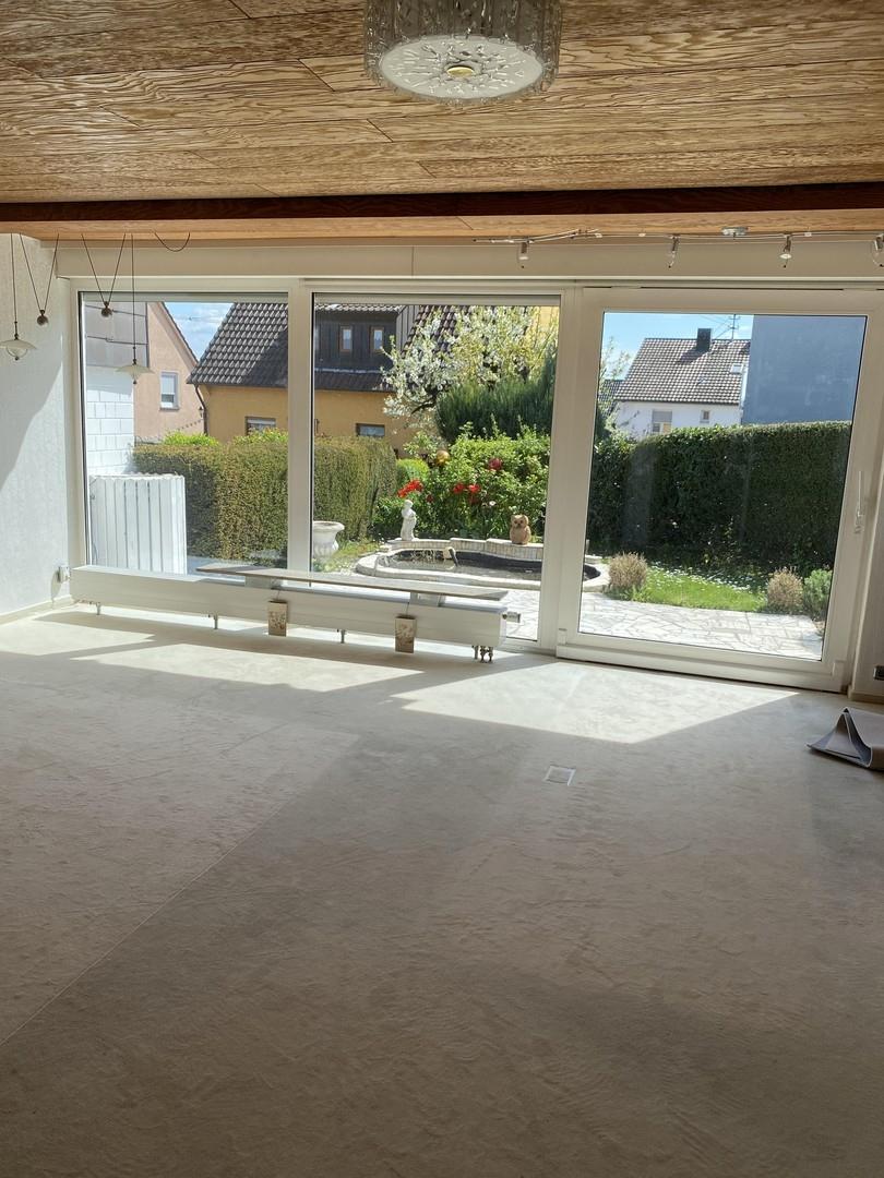 Wohnzimmer Zugang Garten 