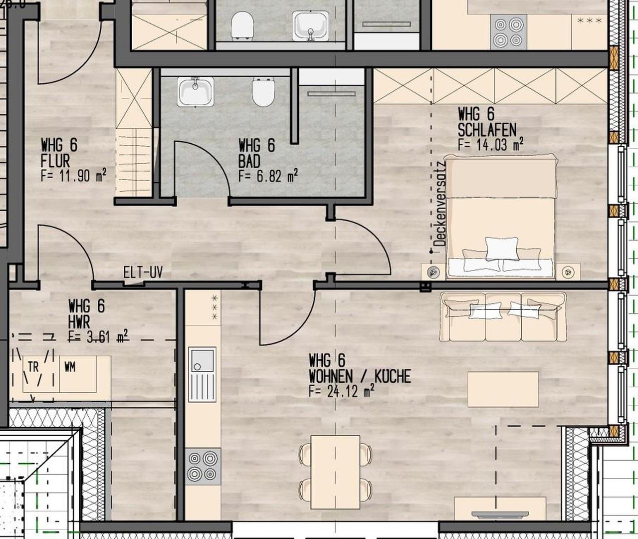 6. Wohnung 57m2