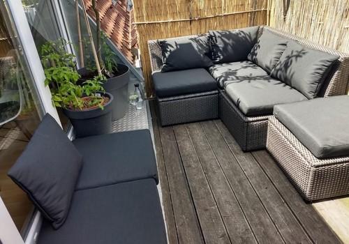 Balkon groß