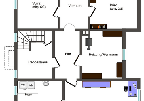Grundriss UG
