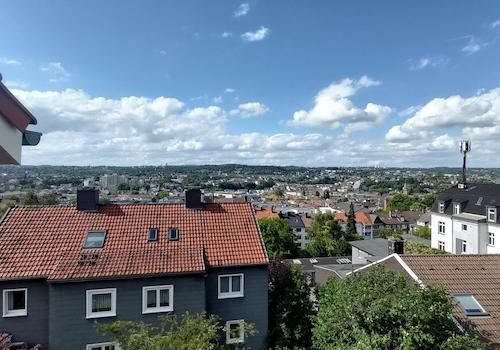 Talblick Treppenhausfenster