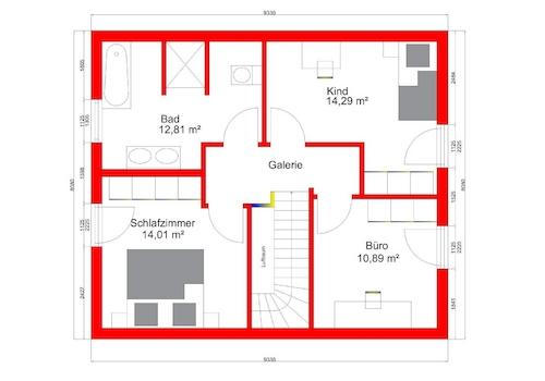 Grundriss Dachgeschoss