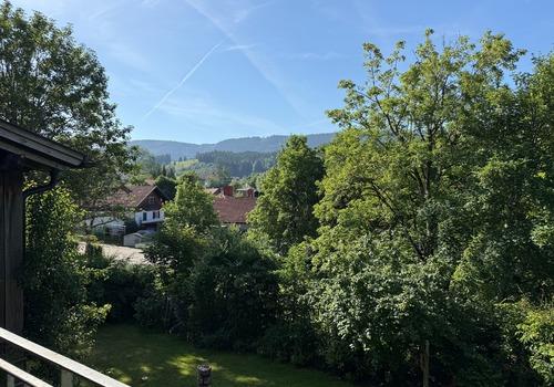 Aussicht vom Balkon