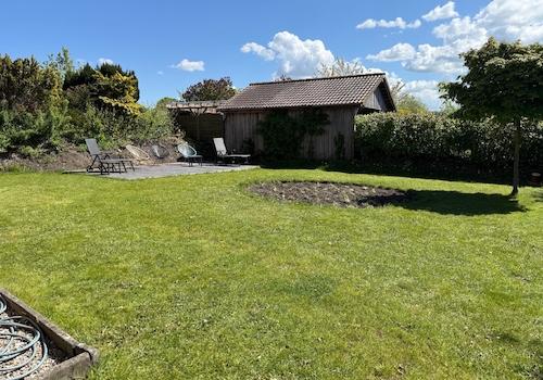 Südlich ausgerichteter Garten