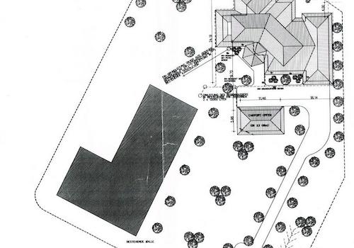 Lageplan mit Halle