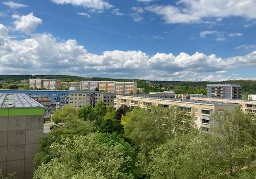 Ausblick Balkon