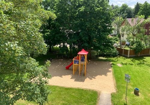 Ausblick Balkon