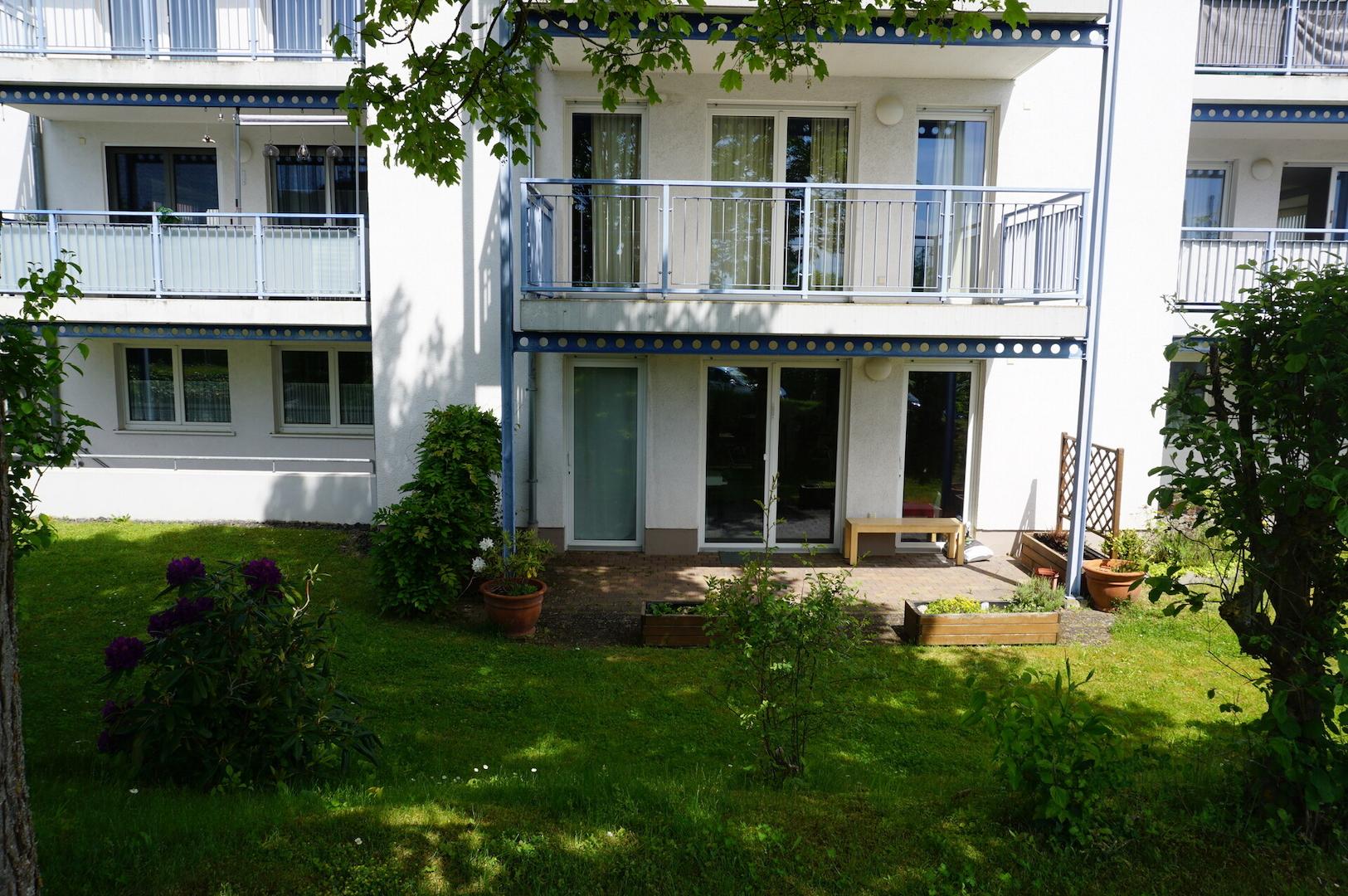 Blick auf die Wohnung