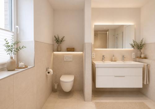 Badezimmer - virtuell erstellt