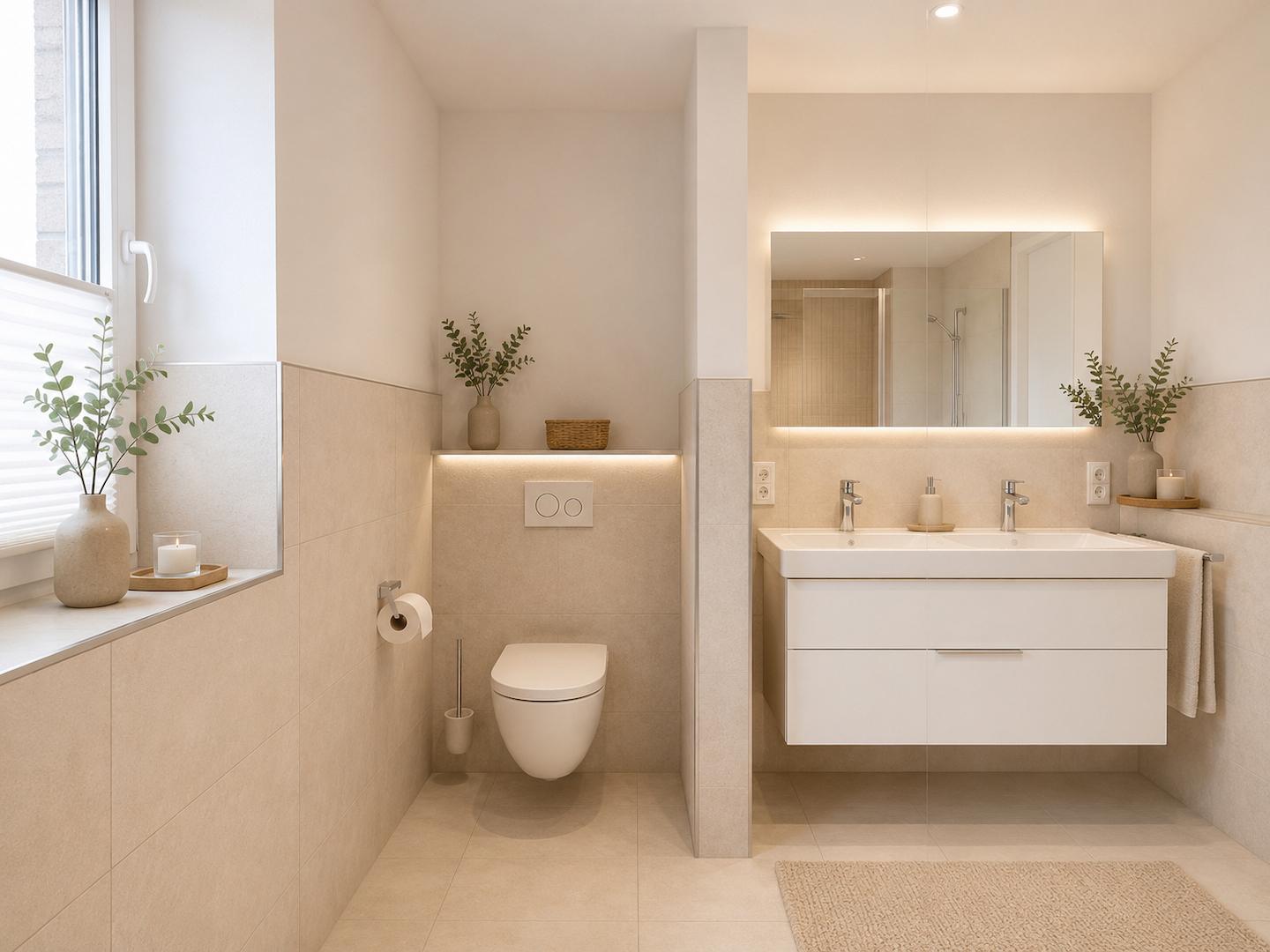 Badezimmer - virtuell erstellt