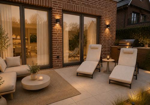 Terrasse - virtuell erstellt
