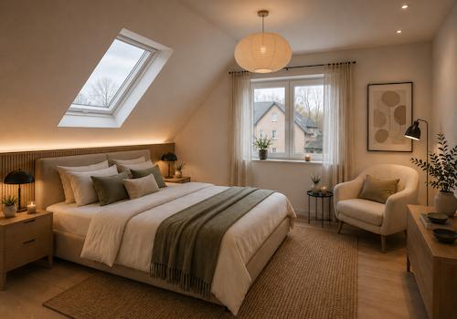 Schlafzimmer 1 - virtuell erstellt