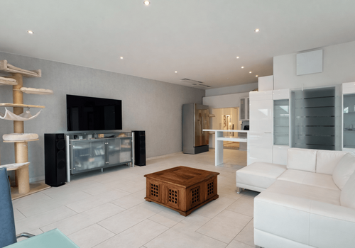 EG Wohnzimmer Blick Küche