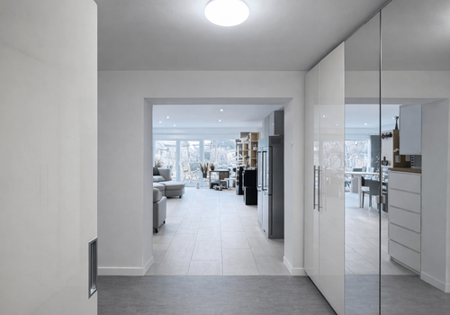 EG Flur Blick Wohnzimmer
