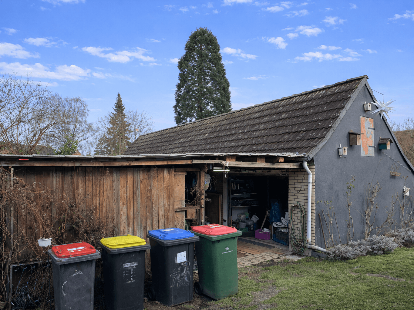 Garage Schuppen Eingang