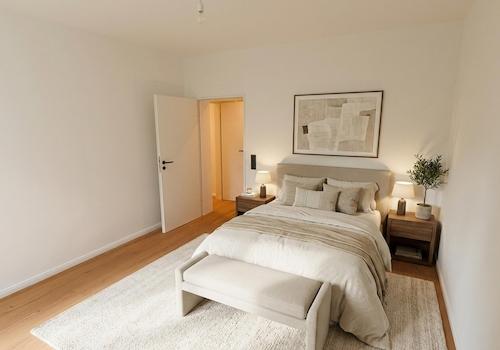 Schlafzimmer möbliert