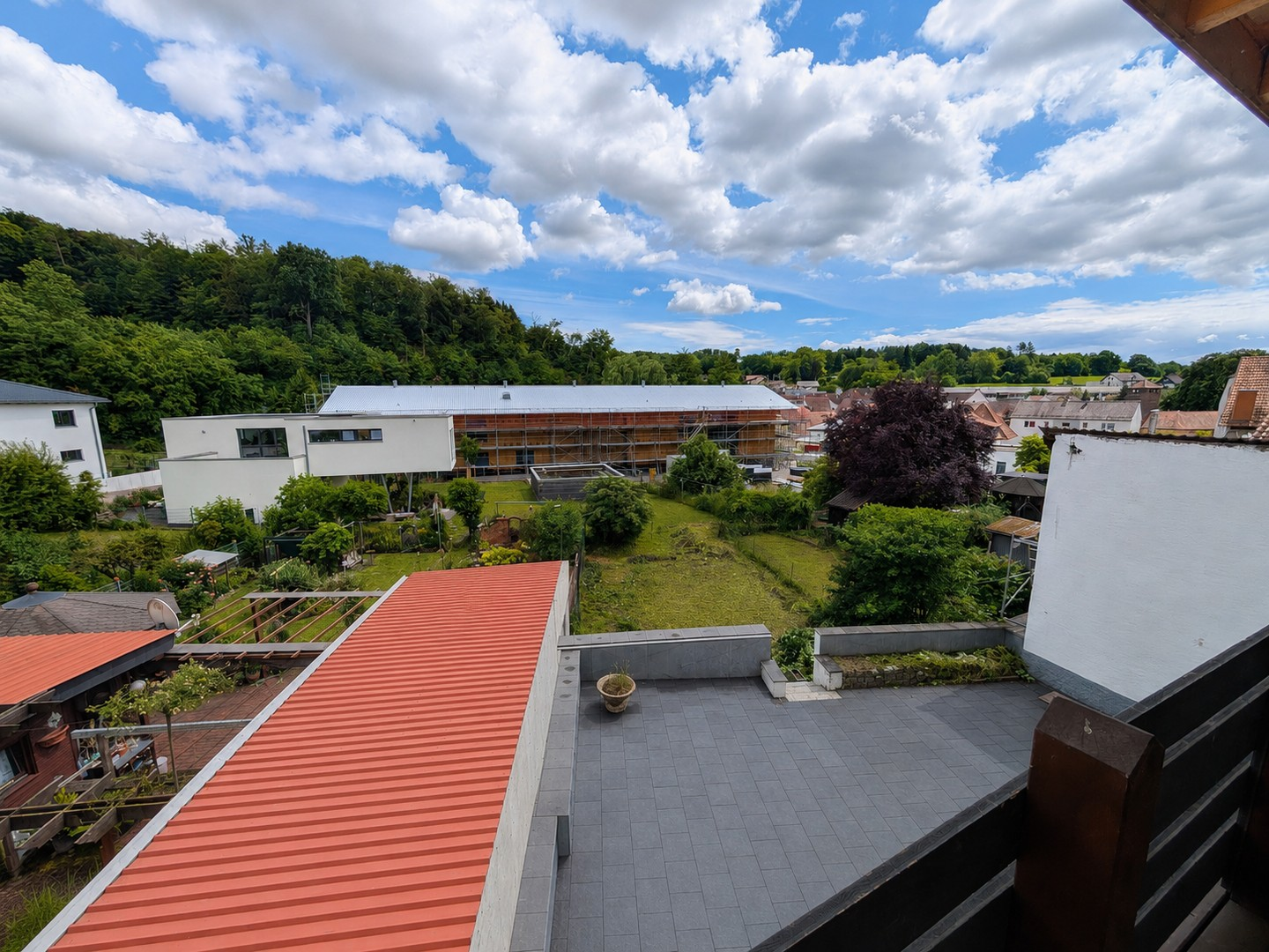 Ausblick Balkon