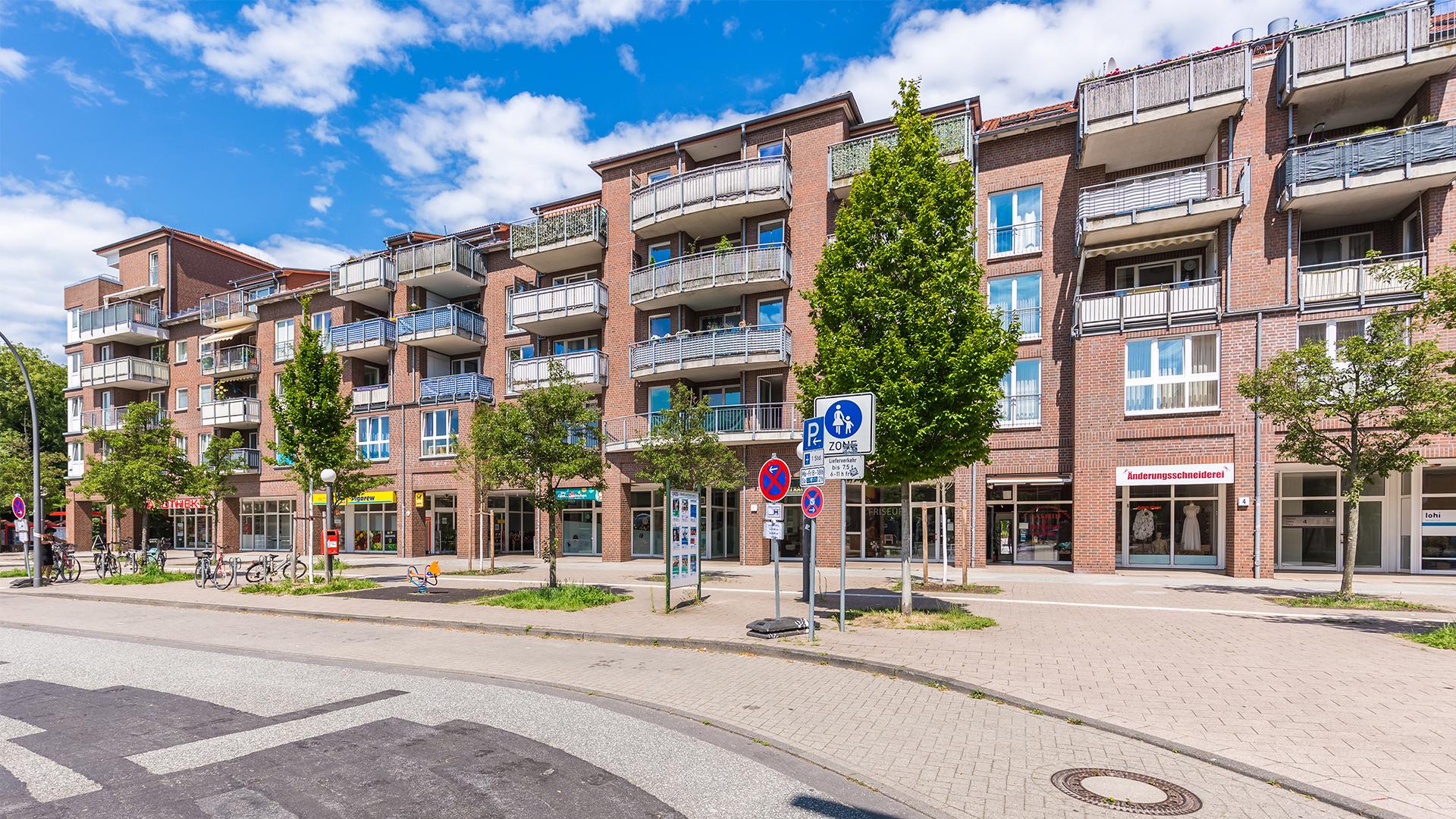 Hausansicht der Wohnanlage
