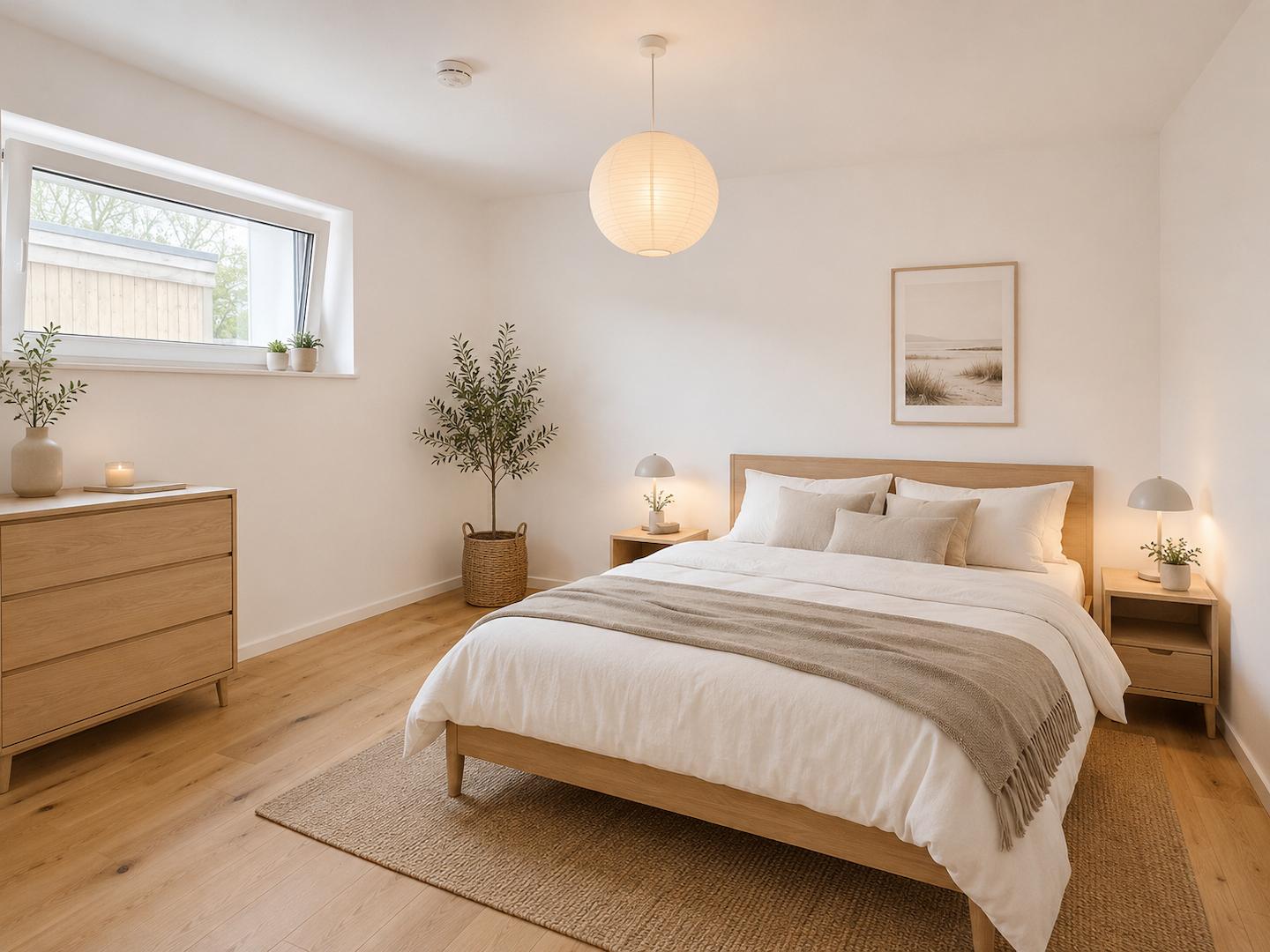 Schlafzimmer - virtuell eingerichtet