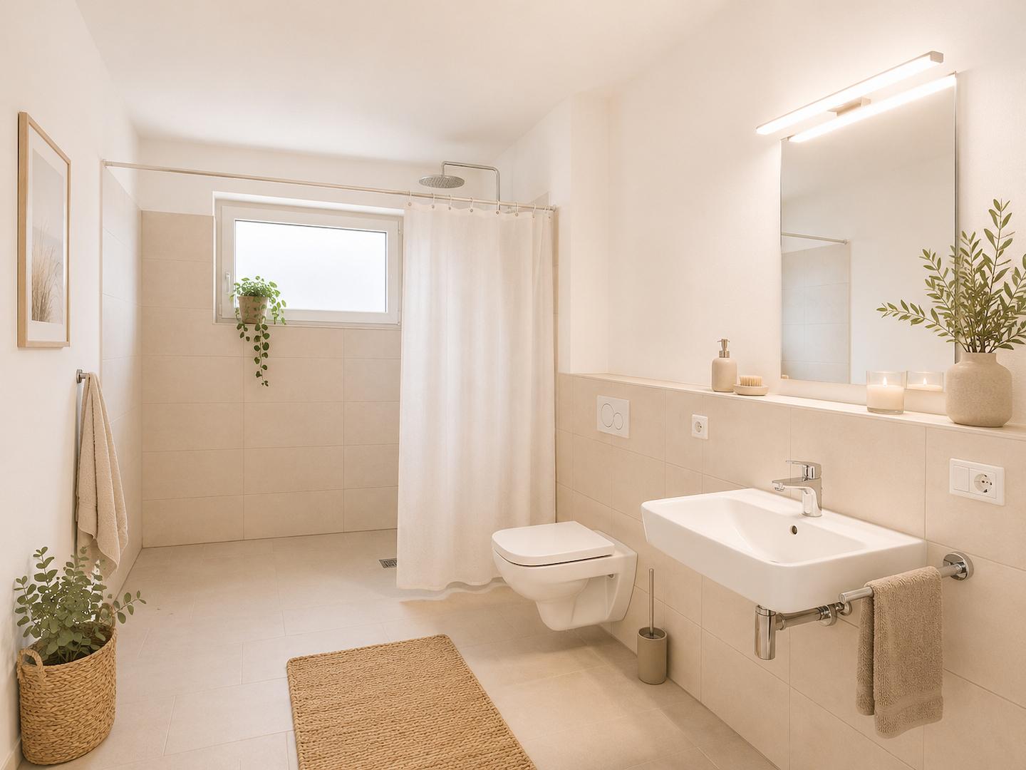 Badezimmer - virtuell eingerichtet