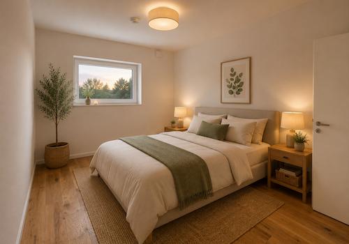 Schlafzimmer - virtuell eingerichtet