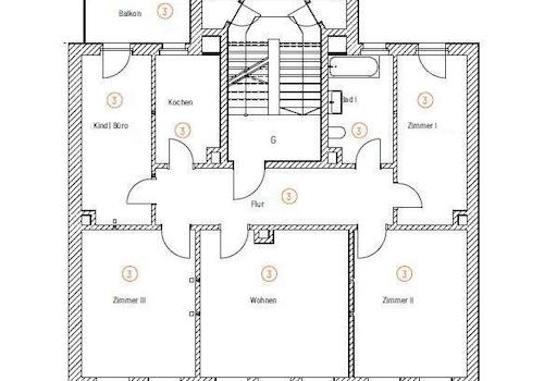 Grundriss WE 3