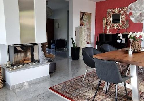Esszimmer Kamin