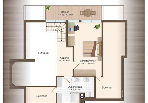 Grundriss Dachgeschoss
