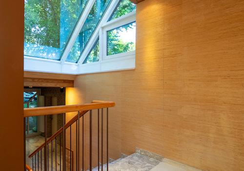 Treppe mit Oberlicht