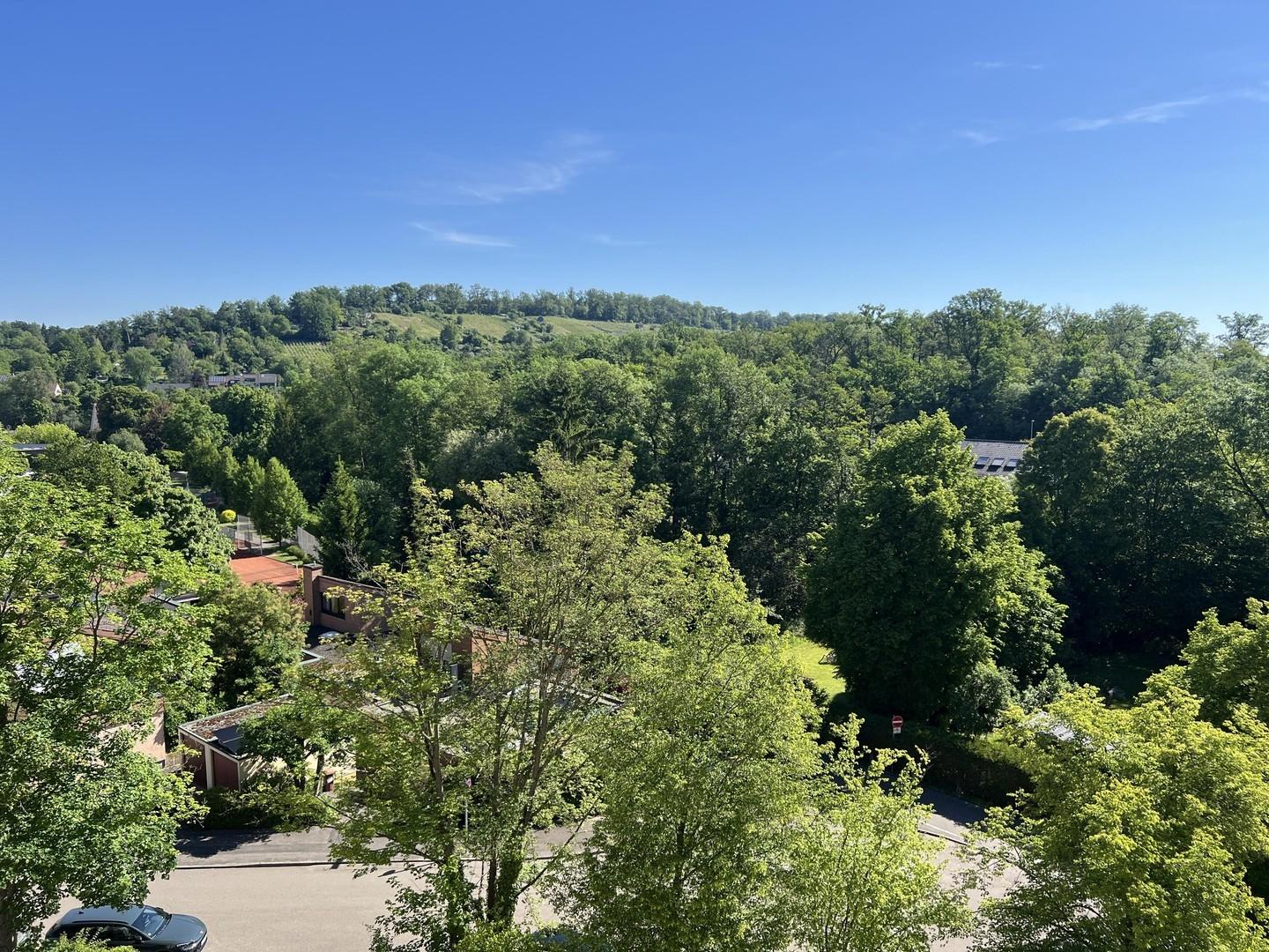 Blick vom Schlafzimmer