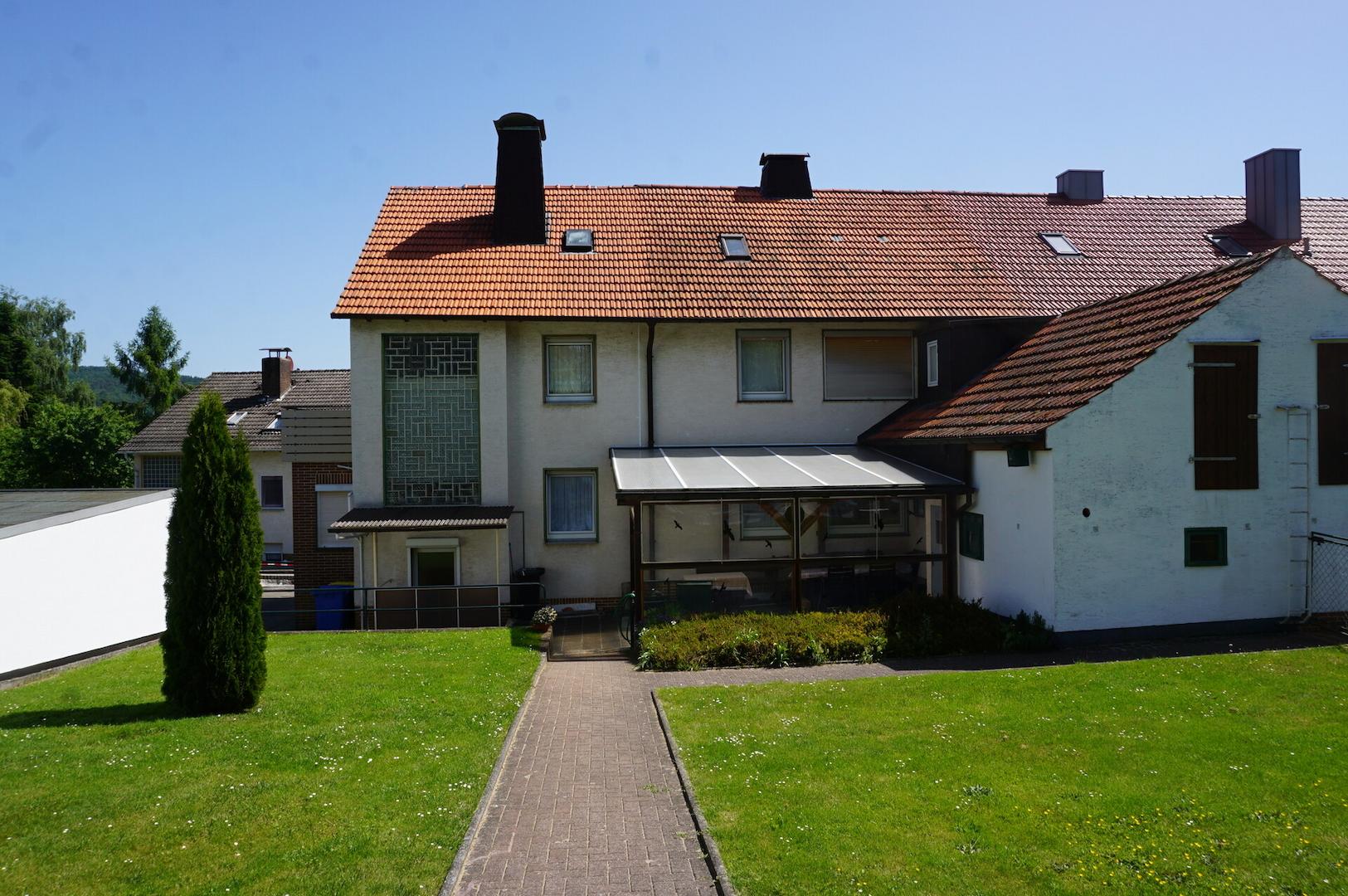 Hausrückseite