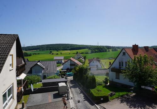 Blick vom Balkon