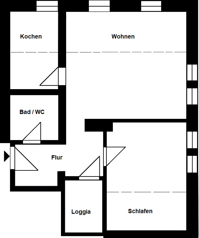 Dresdner Str. 1, 3. OG links