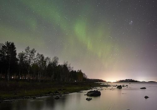 Nordlichter über der Ostsee