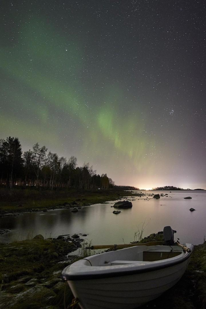 Nordlichter über der Ostsee