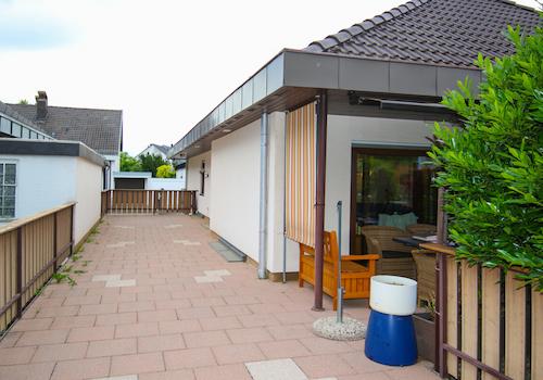 Dachterrasse Rückseite
