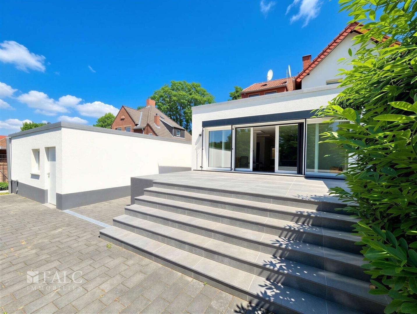 Rückansicht Terrasse