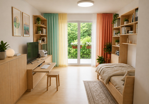... oder als Schlafzimmer